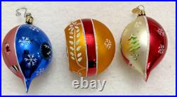 Fantasia by Christopher Radko-Grandma's Own Vintage-Set of 3-Select Edition-MIB