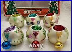 Fantasia by Christopher Radko-Grandma's Own Vintage-Set of 6-Le Petit Fleur-MIB