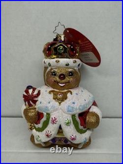 Ginger King With BOX 1017697 By Christopher Radko (rare) 2015