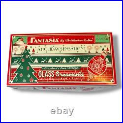 Grandmas Own Vintage Fantasia Christopher Radko 3pc Ornament Set Select Edition