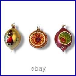 Grandmas Own Vintage Fantasia Christopher Radko 3pc Ornament Set Select Edition