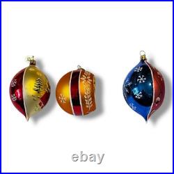 Grandmas Own Vintage Fantasia Christopher Radko 3pc Ornament Set Select Edition