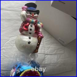 Hand Painted RARE Christopher Radko Tree Topper Finial LIMITED EDITION 15 In Vtg