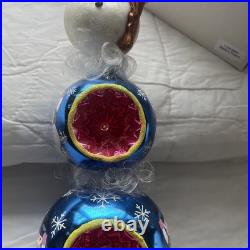 Hand Painted RARE Christopher Radko Tree Topper Finial LIMITED EDITION 15 In Vtg