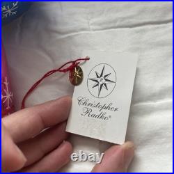 Hand Painted RARE Christopher Radko Tree Topper Finial LIMITED EDITION 15 In Vtg