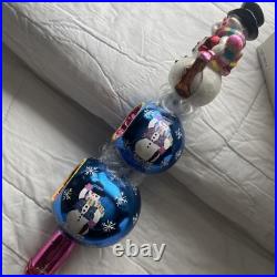 Hand Painted RARE Christopher Radko Tree Topper Finial LIMITED EDITION 15 In Vtg