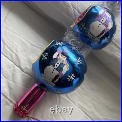 Hand Painted RARE Christopher Radko Tree Topper Finial LIMITED EDITION 15 In Vtg