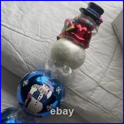 Hand Painted RARE Christopher Radko Tree Topper Finial LIMITED EDITION 15 In Vtg