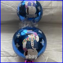 Hand Painted RARE Christopher Radko Tree Topper Finial LIMITED EDITION 15 In Vtg