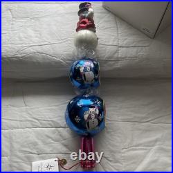 Hand Painted RARE Christopher Radko Tree Topper Finial LIMITED EDITION 15 In Vtg