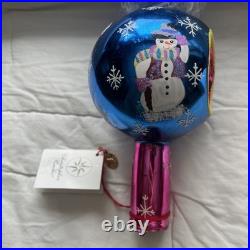 Hand Painted RARE Christopher Radko Tree Topper Finial LIMITED EDITION 15 In Vtg