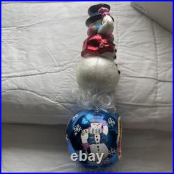 Hand Painted RARE Christopher Radko Tree Topper Finial LIMITED EDITION 15 In Vtg
