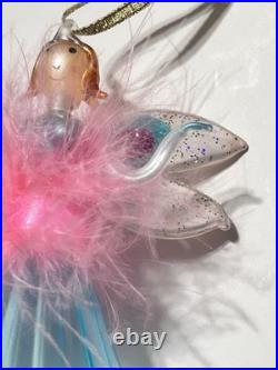 Handblown Christopher Radko Fairy Godmother Ballerina Christmas Ornament Italy