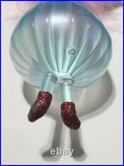 Handblown Christopher Radko Fairy Godmother Ballerina Christmas Ornament Italy