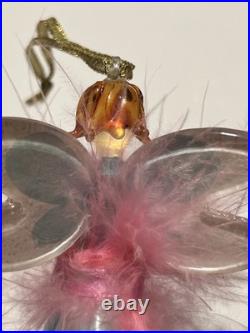 Handblown Christopher Radko Fairy Godmother Ballerina Christmas Ornament Italy
