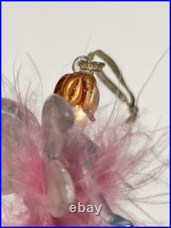 Handblown Christopher Radko Fairy Godmother Ballerina Christmas Ornament Italy