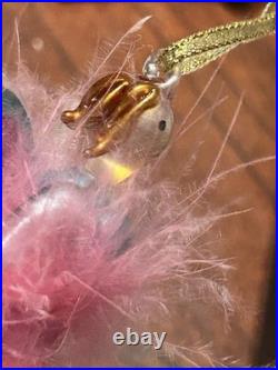 Handblown Christopher Radko Fairy Godmother Ballerina Christmas Ornament Italy