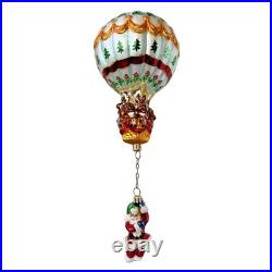 Hang On'Til Christmas Limited Edition Radko Santa Ornament With Original Box
