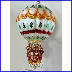 Hang On'Til Christmas Limited Edition Radko Santa Ornament With Original Box