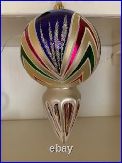 Heartfully Yours by Christopher Radko, Blue Burst #39 of 50 ltd. Ed