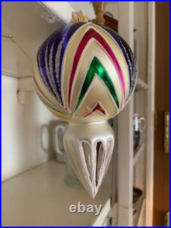 Heartfully Yours by Christopher Radko, Blue Burst #39 of 50 ltd. Ed