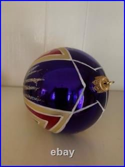 Heartfully Yours by Christopher Radko, Blue Burst #39 of 50 ltd. Ed