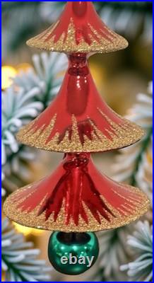 Highly Collectible & Valuable Vintage Christopher Radko Santa Pendant Ornament