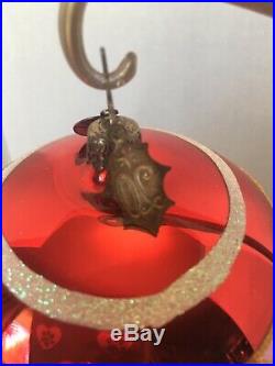 Italian Radko 20th Anniv CLOWN REFLECTOR Spiral Ornament 1011666 RARE & AMAZING