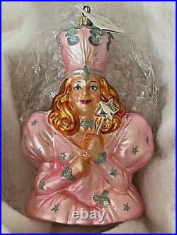 LTD ED RARE CHRISTOPHER RADKO 1998 GLINDA THE GOOD WITCH Wizard of Oz Ornament