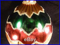 Large 8 Christopher Radko Air Balloon Drop Ornament Limited Edition