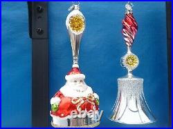 Limited Edition Christopher Radko Master Craftsman Collection Bell Ornaments