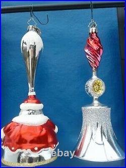 Limited Edition Christopher Radko Master Craftsman Collection Bell Ornaments