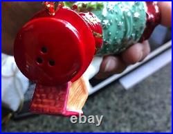 Lot Of 2 Christopher Radko Christmas Ornaments & Salt & Pepper shaker