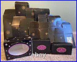 Lot Of Christopher Radko Ornament Boxes Various Sizes And Colors 49 in Total