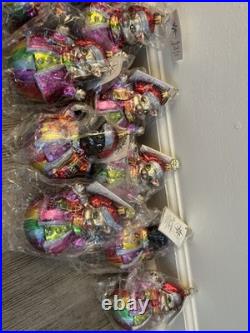 Lot of 12 Vintage Christopher Radko Ornaments Original Box Packaging Collectible