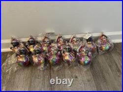 Lot of 12 Vintage Christopher Radko Ornaments Original Box Packaging Collectible