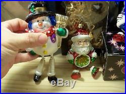 Lot of 14 Christopher Radko Ornaments All Different Most In Boxes