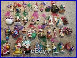 Lot of 34 Christopher Radko Ornaments some with boxes
