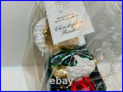 NEW Christopher Radko Bearly in Tune Muffy Vander Bear Ornament NIB