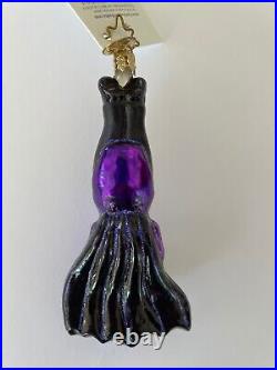 NEW Christopher Radko Just Hanging Out Vampire Ornament with Tag