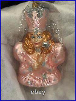 NEW Christopher Radko WIZARD OF OZ GLINDA Witch Ornament BOX & TAG 98-WB-03