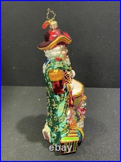 NEW IN BOX Christopher Radko Royal Star Regal Regiment Glass Ornament 1010476