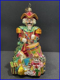 NEW IN BOX Christopher Radko Royal Star Regal Regiment Glass Ornament 1010476