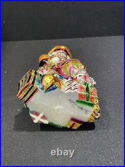 NEW IN BOX Christopher Radko Royal Star Regal Regiment Glass Ornament 1010476