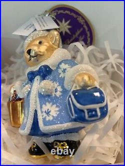 NEW Radko 2023 Bloomingdale's Muffy Shopper Christmas Ornament #3013705