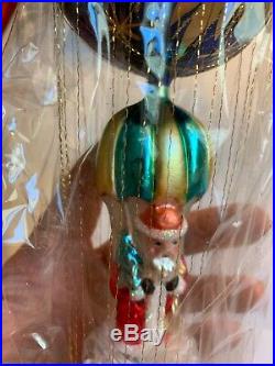 NEW Radko Starbuck santa 10 inches 1994 mint condition with tags glass ornament