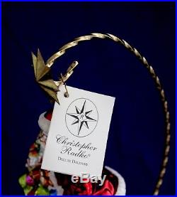 NIB 2001 Christopher Radko Christmas ornament DELUXE DELIVERY Retired 01-CB-6