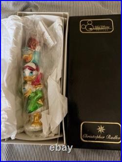 NIB Christopher Radko Disney Huey, Louie & Dewey Ornament 1567/2500 Poland DS29