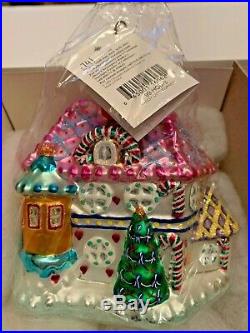 NIB Christopher Radko Limited Edition 1999 Candy Land Corner Set of 3 Ornaments