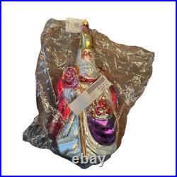NIOB VTG Christopher Radko St Nicholas Saint Nicholas Christmas Ornament New